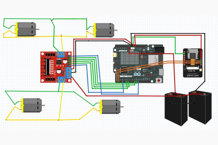 Mobile Control Car Circuit Diagram