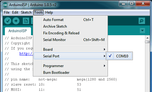 Bootload new atmega128 chip for homemade arduino 5