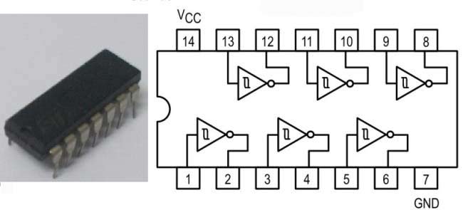 IC 74HC14 schmitt trigger