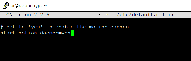 enable-motion-daemon-for-Raspberry-Pi-Surveillance-Camera