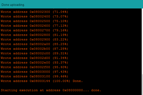 Arduino IDE console