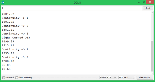 Arduino Output for Whistle Detector Switch using Sound Sensor