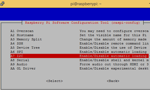 Configuring I2C in Raspberry Pi for using DAC