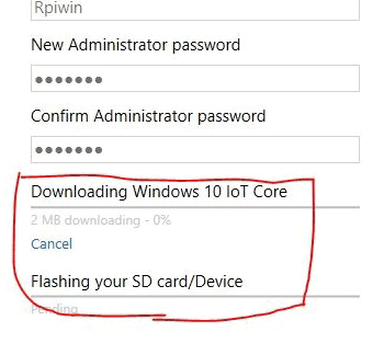 Flash SD Card for Installing Windows-10 IoT Core on Raspberry Pi