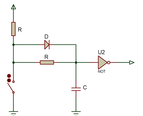 Modified R-C Debouncing