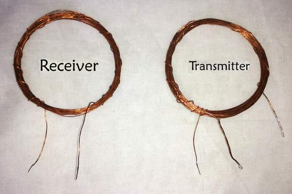 Receiver and Transmitter Coil for Wireless Power Transmission