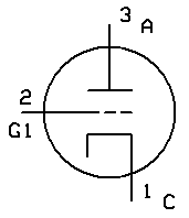 Symbol of a Triode