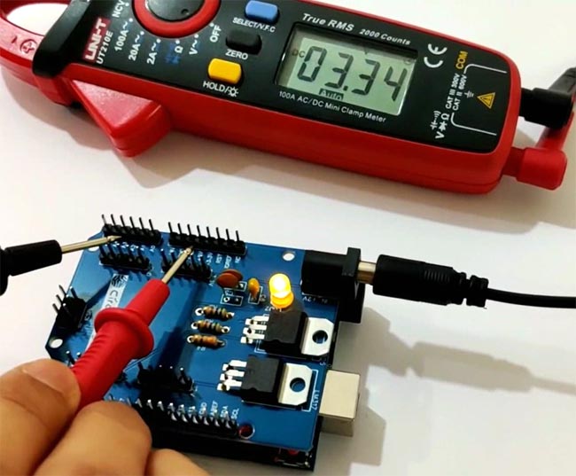 Testing 5v Power Supply Arduino Shield