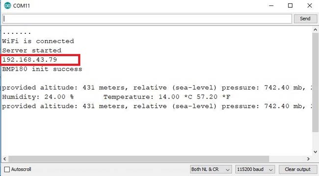 Testing NodeMCU Weather Station