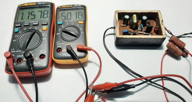 5V-1A SMPS Circuit Working