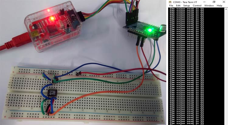 I2C Communication on Nuvoton Microcontroller 