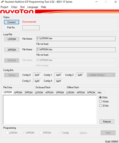 Installing Nu-link ICP Programming Tool 