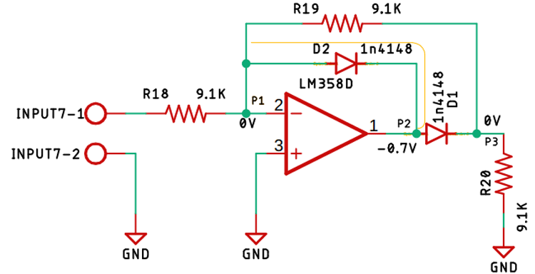 Modified Precision Rectifier Circuit