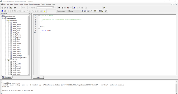 STM8S103F3P6 Programming