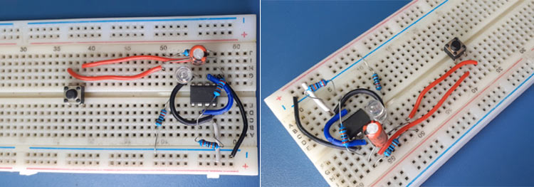 555-Timer Latch Circuit