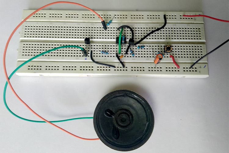 555 Timer Wailing Siren Circuit