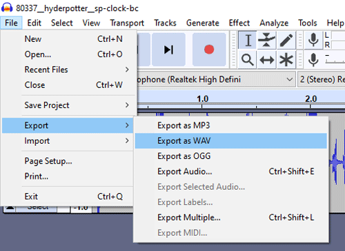 Audacity Audio  Editor App