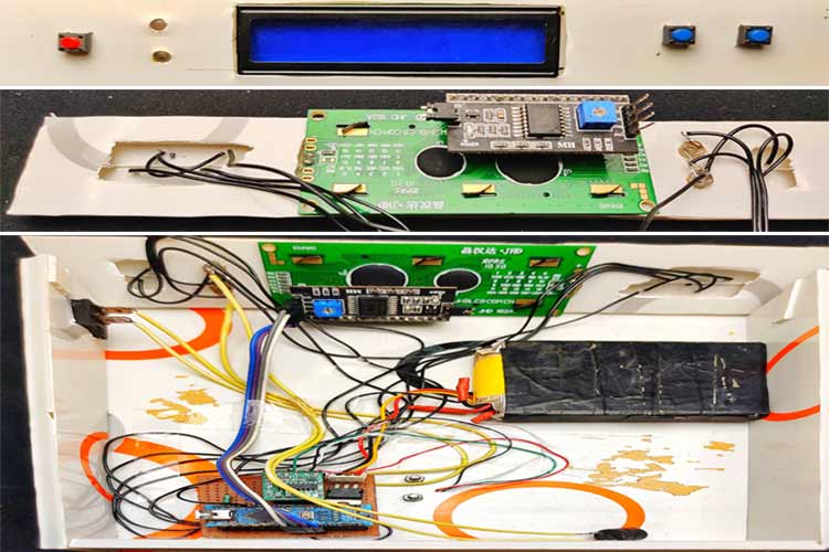 Enclosure for Arduino Based Weighing Machine  