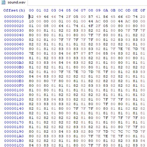 ESP32 Audio Player HEX Editor