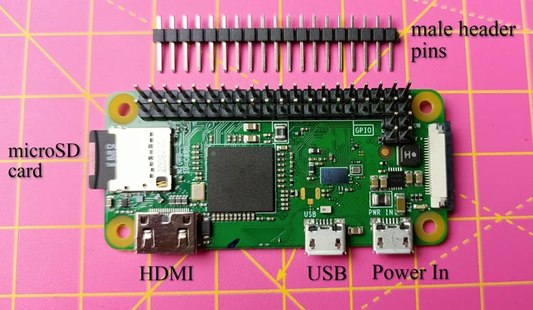 RASPBERRY PI ZERO W Board