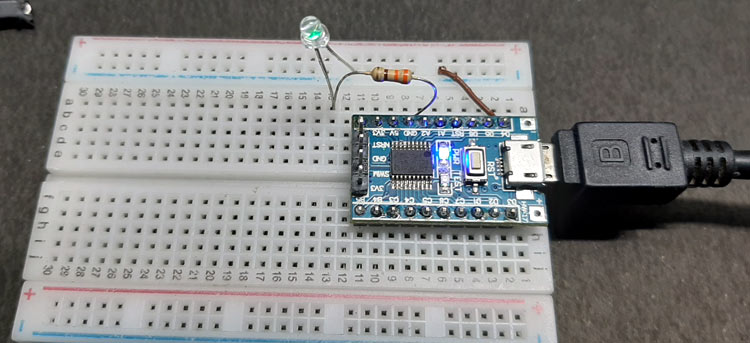 STM8S PWM Generator Circuit