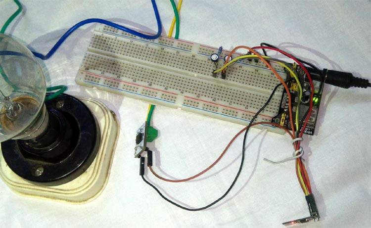 Solid State Relay Circuit Setup