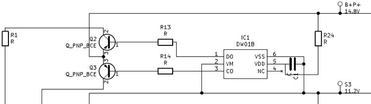 Protection Circuit of Battery Pack