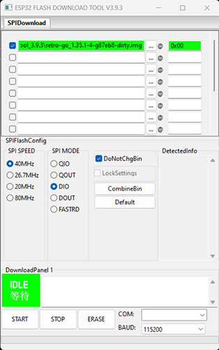 ESP32 Flash Download Tool