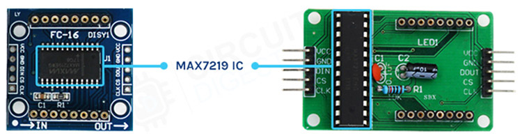 "MAX7219 8 Digit LED Display Driver"