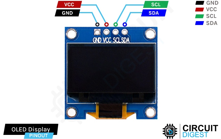 OLED Display Module Pinout