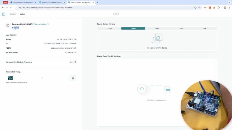 Arduino IoT Cloud: Adding New Device