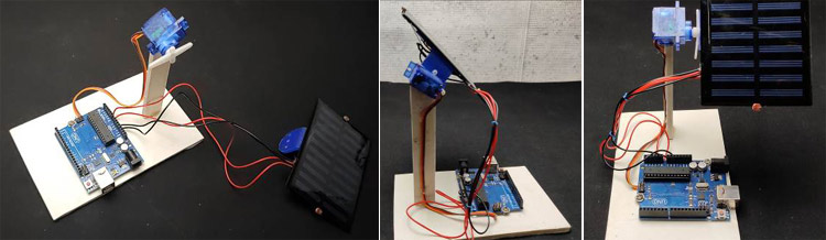 Arduino based Sun Tracking Solar Panel