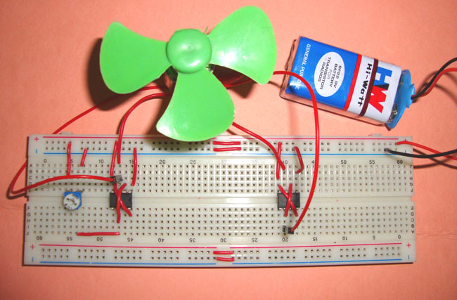 H Bridge Motor Driver Circuit using IC 555