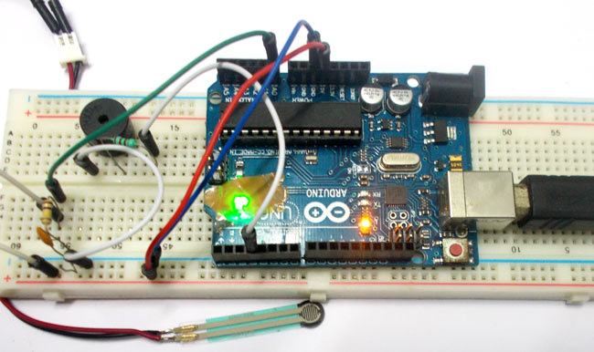 Weight Based Sound Generator using Arduino