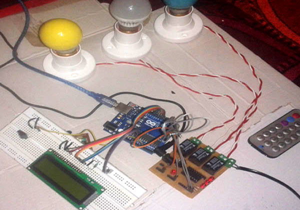 IR Remote Controlled Home Automation using Arduino