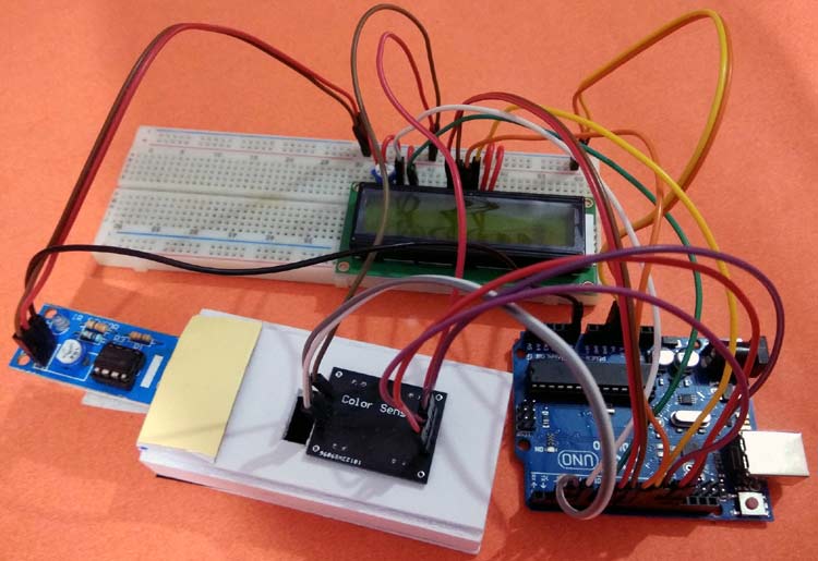 Arduino Currency Counter using IR and Color Sensor