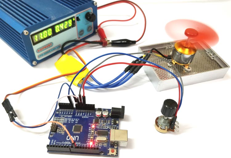 What is Brushless DC motor (BLDC) and How to Control it with Arduino