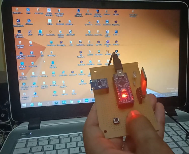 DIY Gesture Controlled Arduino based Air Mouse using Accelerometer