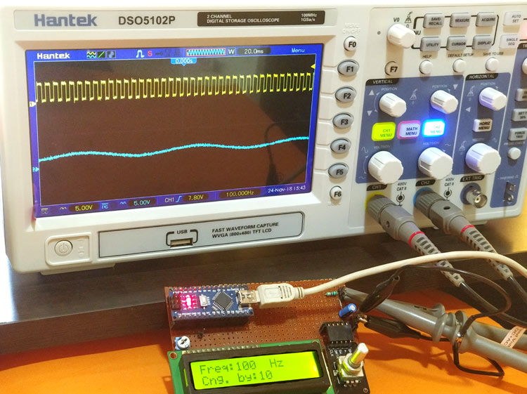 DIY Waveform Generator using Arduino​