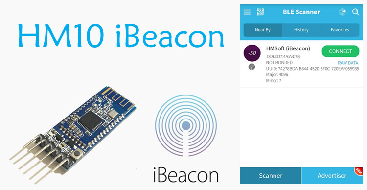 How to setup HM-10 BLE Module as iBeacon