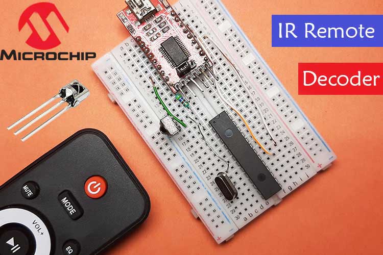 IR Signal Decoder using TSOP and PIC Microcontroller