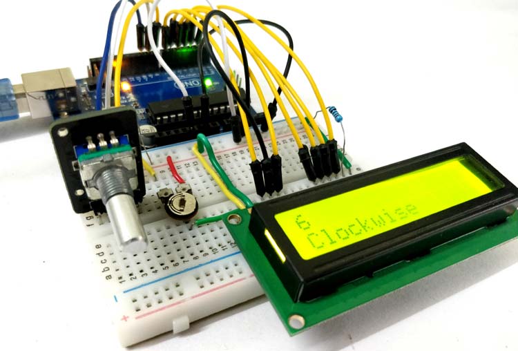 Arduino Rotary Encoder Circuit Diagram