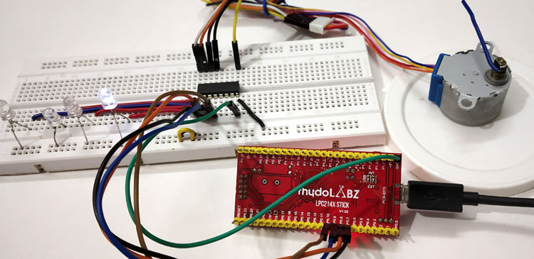 ARM7-LPC2148 Stepper Motor Control Tutorial