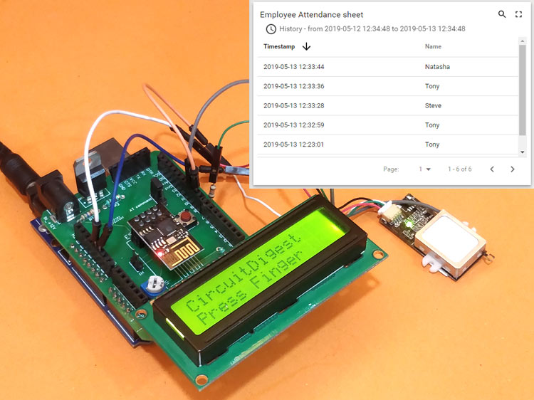 IoT based Biometric Attendance system using Arduino and Thingsboard