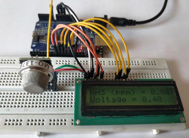 Measuring PPM from MQ-Gas Sensors using Arduino