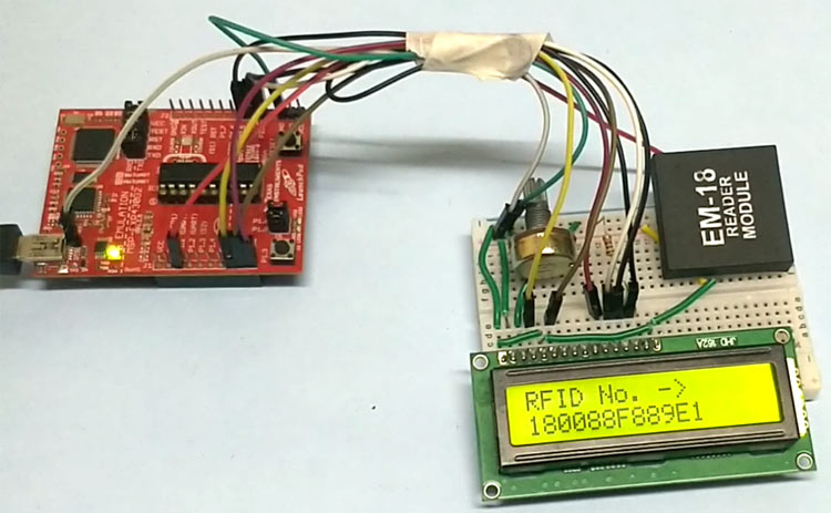 RFID Interfacing with MSP430 Launchpad