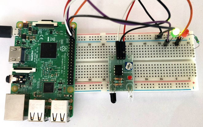 Add Infrared Sensor to Raspberry Pi GPIO