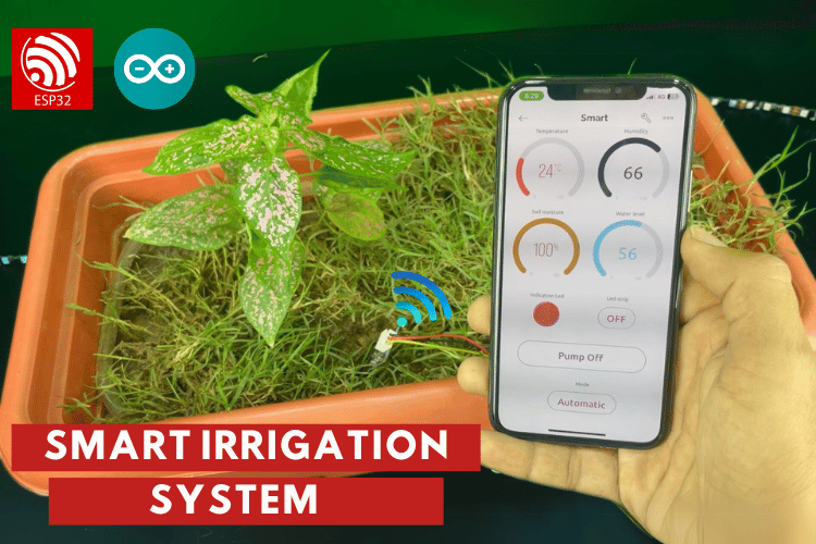 Smart Irrigation System using ESP32 and Blynk