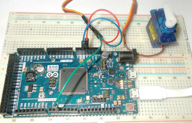 Servo Motor Control with Arduino Due