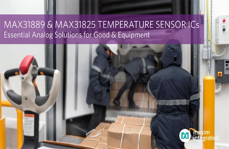 MAX31889 and MAX31825 Analog Temperature Sensors 